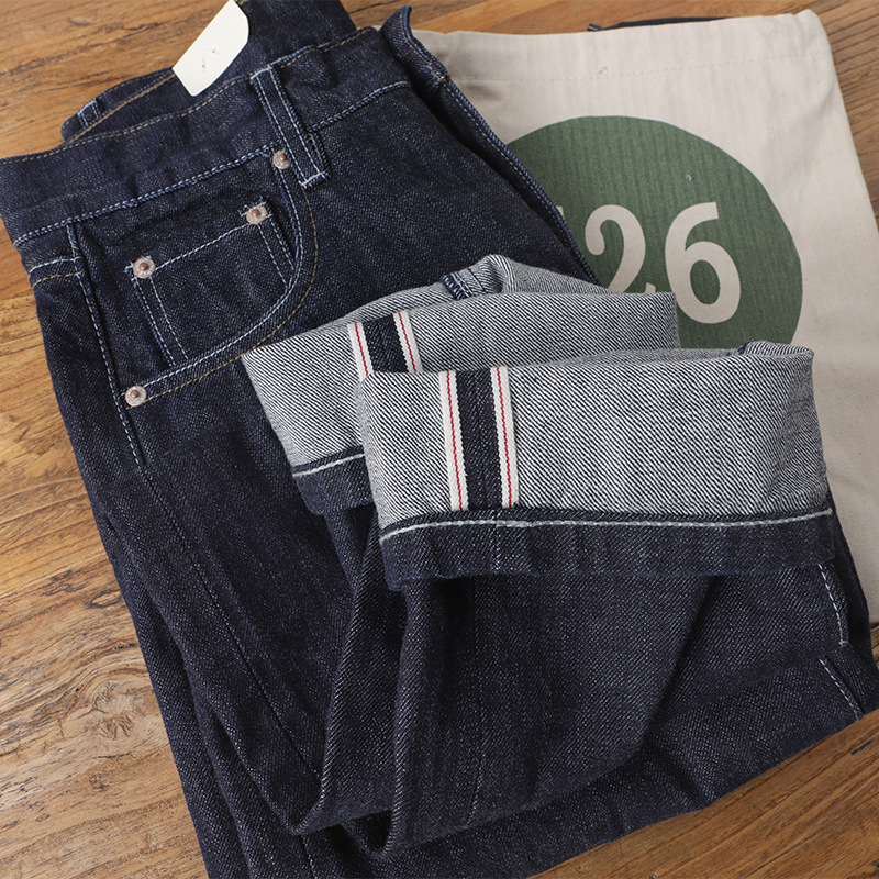 Levis Jeans 501 - アメカジ 綿 100% メンズ レッド ホワイト