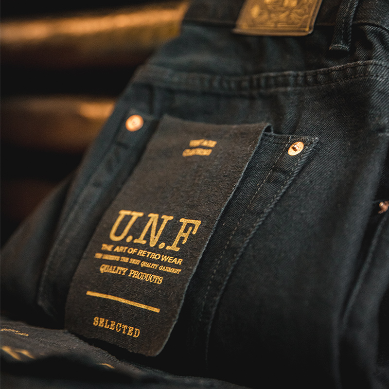 Levis Jeans 501 - マデン メンズ ヴィンテージ 12.8オンス ブラックウォッシュ デニムジーンズ