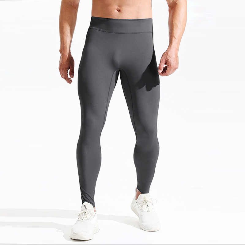 男性ハイウエスト圧縮ロングパンツ速乾性通気性ストレッチタイト - Compression Long Pant のレビューと価格