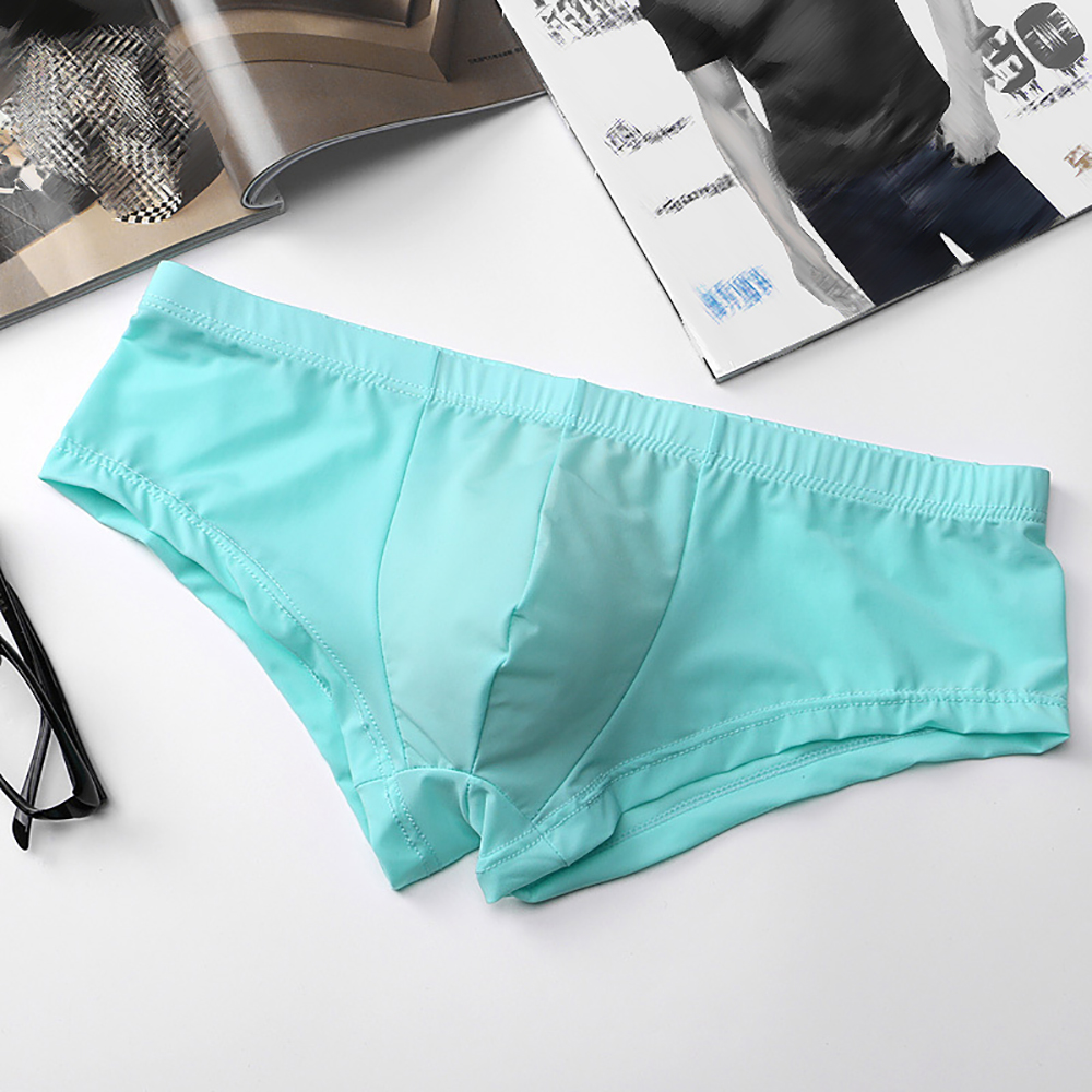 アイスシルク下着ボクサーブリーフ通気性バルジポーチショーツロ - Pouch Boxer Pouch のレビューと価格