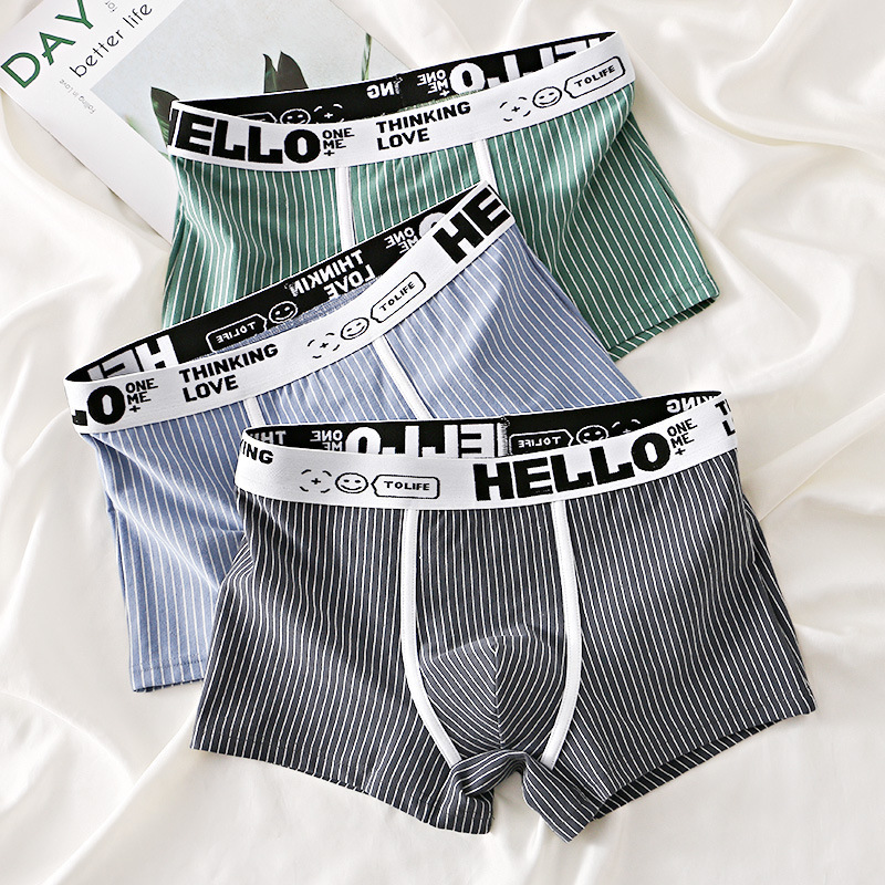 2026年メンズ下着コットン下着レターウエストバンド快適な通 - Boxer Brief Pack Cotton のレビューと価格