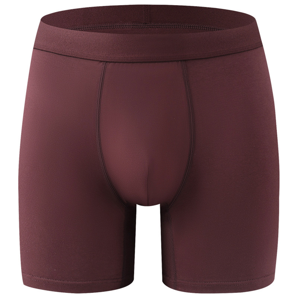 男性ロングレッグボクサー通気性ランジェリーウルトラホット大人 - Bamboo Fiber Trunk のレビューと価格