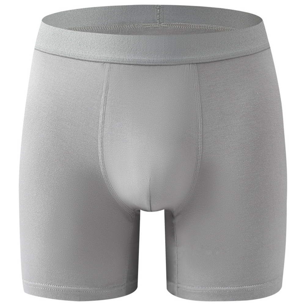 男性ロングレッグボクサー通気性ランジェリーウルトラホット大人 - Bamboo Fiber Trunk のレビューと価格