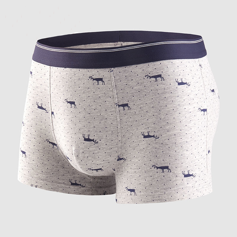 男性用のセクシーなコットン下着,通気性のあるパンツ,無地,4 - Boxer Brief Pack Cotton のレビューと価格