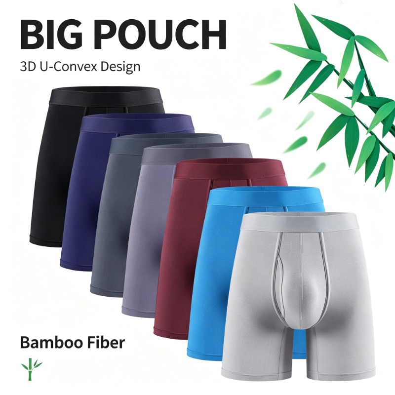 ビッグポーチ メンズ バンブーファイバー ボクサーブリーフ  - Bamboo Fiber Trunk のレビューと価格