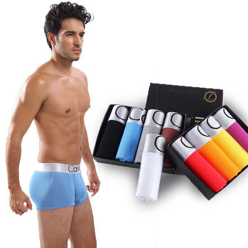 4 ピース/ロットメンズ下着ボクサーオム男性のためのセクシー - Multi Pack Underwear のレビューと価格