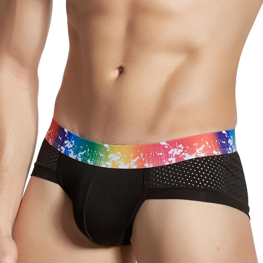 男性ブリーフソフト通気性メッシュ生地パンティー 3D ポーチ - Mesh Sport Boxer のレビューと価格